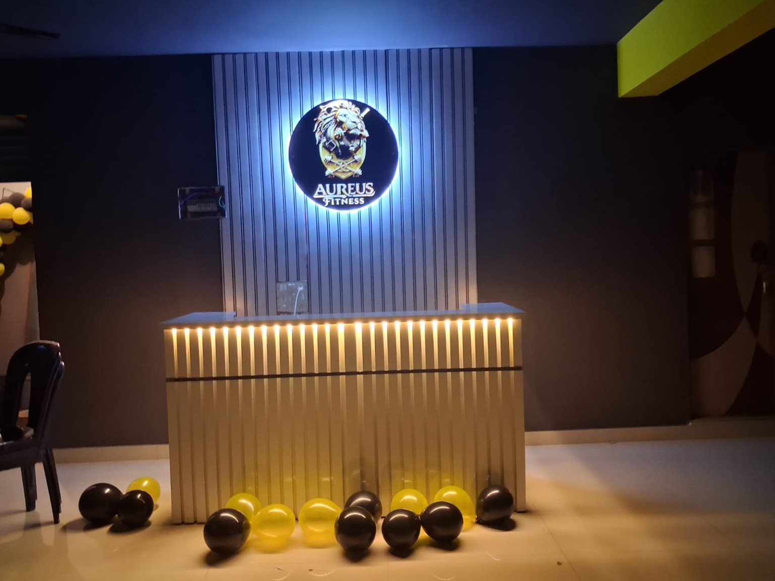 Aureus Fitness reception
